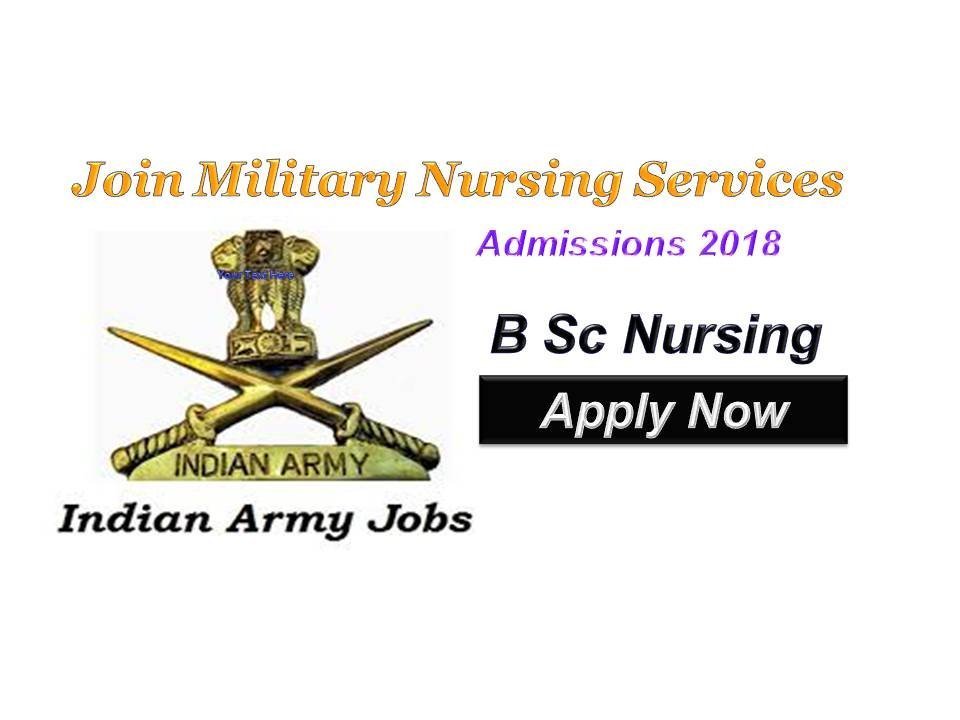 Join Indian Army Military Nursing Service B.Sc Nursing Admission