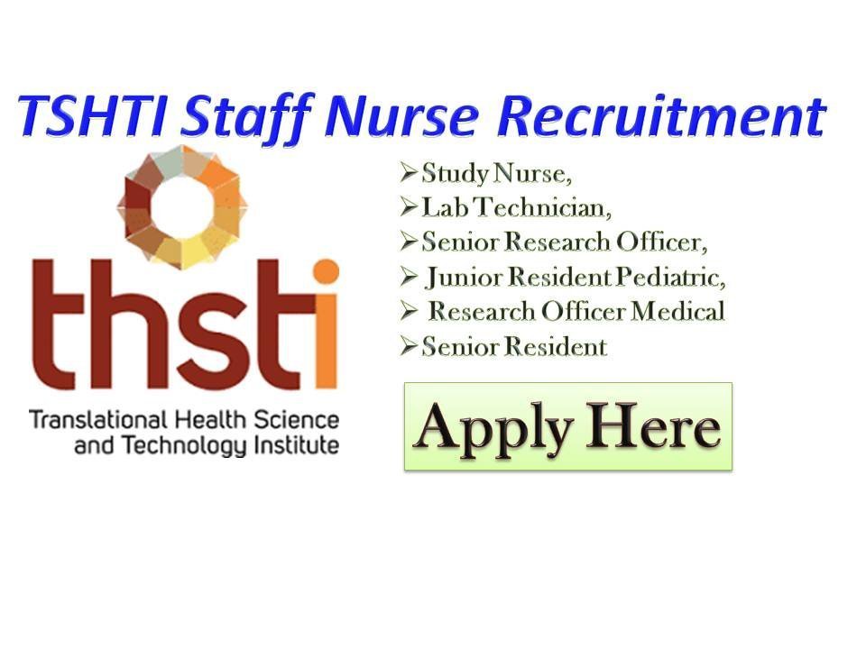 TSHTI Recruitment for 2018 Latest Govt Nursing Vacancy in Haryana
