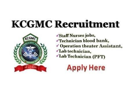 KCGMC Recruitment